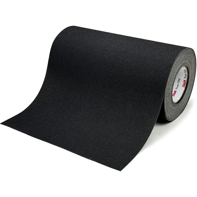 SX 12 Inch x 60 Ft Grip Tape, High Traction Anti Slip Tape for Stairs, Non Skid Roll Outdoor Stair Tread Non-Slip Waterproof, Weather Resistant, Black - Image 1